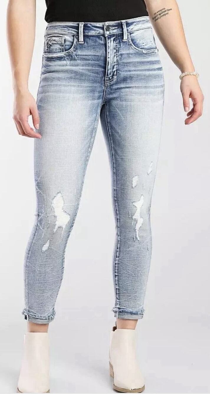 Buckle Black Fit No 93 Ankle Skinny Jeans Wmns 32 Mid Rise